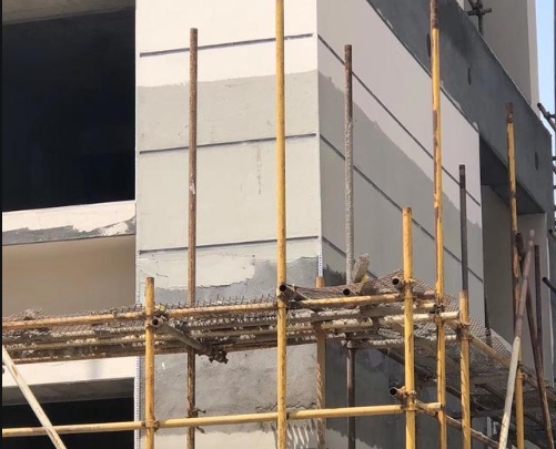 仿石漆工地施工視頻